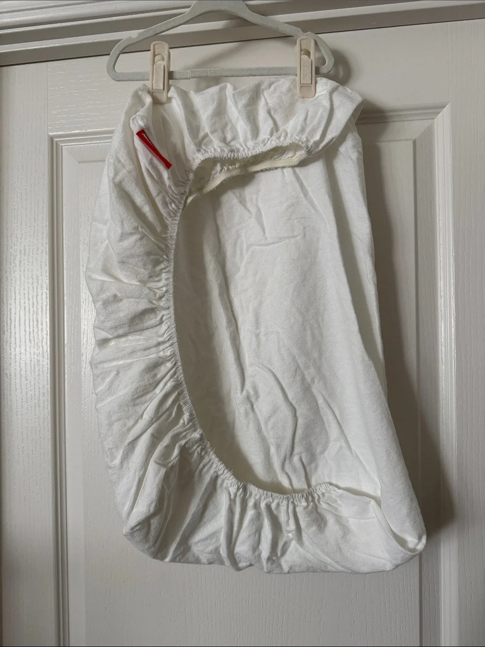 Moonsea White Fitted Crib Sheet Flannel